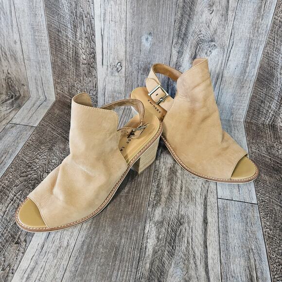 Western Leather Ankle Booties Suede Chinese Laundry Caleb Womens 11 Block Heel - Picture 8 of 16
